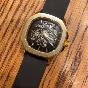 KLEIN AUTOMATIC WATCH BLXK GOLD GREAT CONDITION